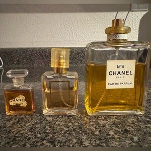 Chanel No. 5 bundle (lot of 3) 3.4oz